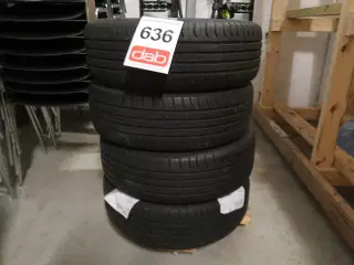 4 stk. i cept RS dæk 185/55R15 82T + hjulvogn