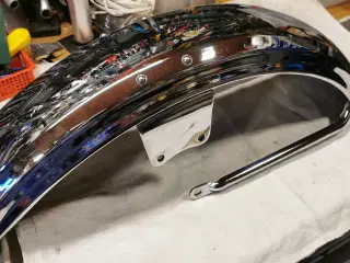 Forskærm Z650 - superflot krom