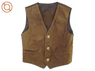 Børne ruskindsvest,  str. ca. 98 (36 x 30 cm)