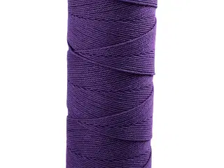 Knyttegarn, L: 315 M, tykkelse 1 mm, Tynd kvalitet 12/12, violet, 220g/ 1 ngl.