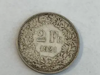 2 Francs Switzerland 1921