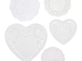 Elegant Kageservietter med Hulmønster - 80 stk.