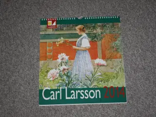 Carl Larsson væg kalender 2014 med flotte billede