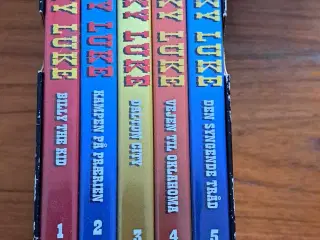 Lucky Luke boks med 5 dvd'er 