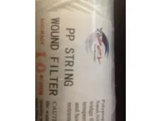 Vandrensningsfilter PP tråd viklet indsats.
