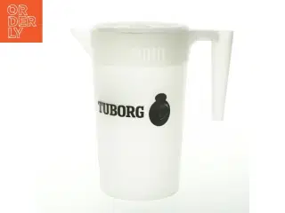 Tuborg plastik kande fra Tuborg (str. 23 cm)