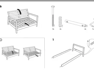Lillberg/IKEA 2 sofaer. Børne- eller gæsteværelse?
