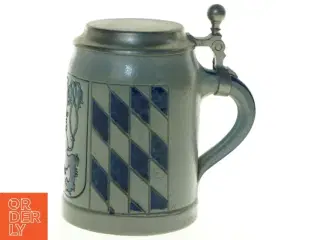 Keramikkrus med Låg fra Reinzinn (str. 14 x, 10 cm)