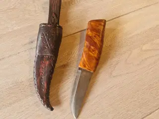 Håndlavet jagt kniv