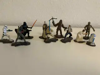 Star Wars støbte metal samlerfigurer 1994 Lot