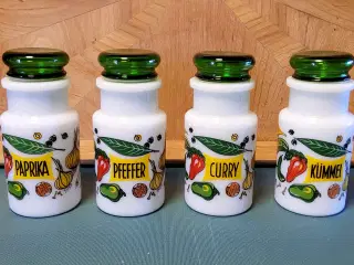 Retro krydderi glas