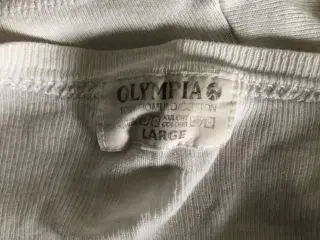 Olympia undertrøje med ærme i hvid 