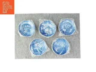 Tallerkner med mønster (5 stk.) fra B&Gd (str. Ø:16cm)