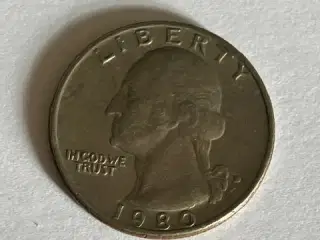 Quarter Dollar 1980 USA