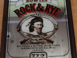 Bowie's Rock & Rye Whiskey Mirror 
