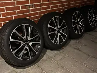 Originale 18” Mercedes fælge med vinterdæk