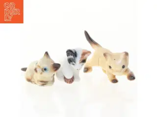 Porcelænsfigurer af katte (str. 7 cm)