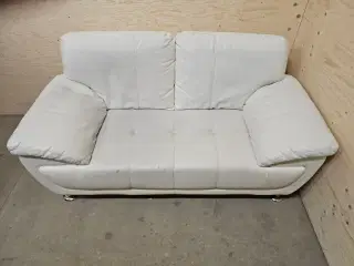 2 Pers. Kunstlæder Sofa