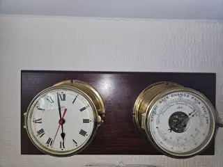 Skibsur og barometer 