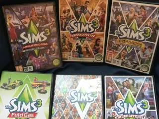 Sims 3 PC Spil med 5 Udvidelsespakker