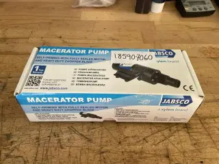 Maceratorpumpe "Run-Dry" fra Jabsco, 12 Volt