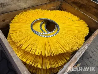 Børster til - 25,5 cm i hul-diameter - cirka 40 styks