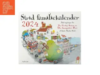 Strid familiekalender 2024 af Jakob Martin Strid (Bog) fra Gylendal (str. 30x35 cm)