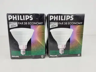 2 stk Philips par 38 economy 60w
