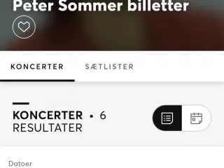 Peter Sommer koncertbilletter i Århus