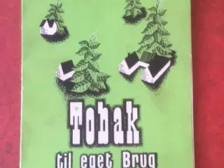 Gammel bog - Tobak til eget brug