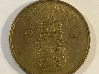 2 Kroner Danmark 1952