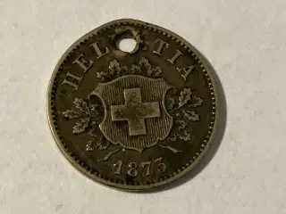 10 Rappen 1873 Switzerland