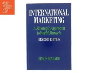 International Marketing af Simon Majaro (Bog)