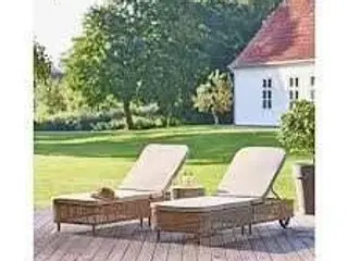Terni foldbar solvogn - natur 198x62 cm