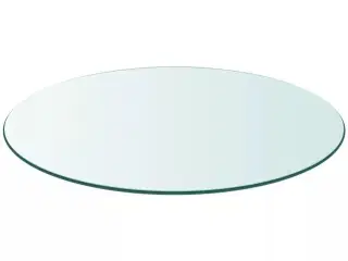 Bordplade hærdet glas rund 600 mm