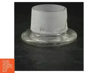 Glasflaske med stjerner og låg (str. 21 cm)