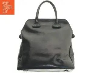 Sort taske med håndtag (str. 36x36 cm)