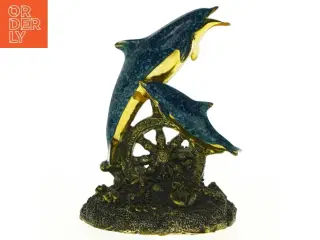 Delfinfigur i keramik (str. 14 cm)