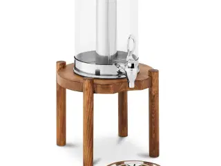 Saftdispenser 7 liter – lys træstander