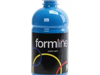 Temperamaling Mat, primær blå, 500ml/ 1 fl.