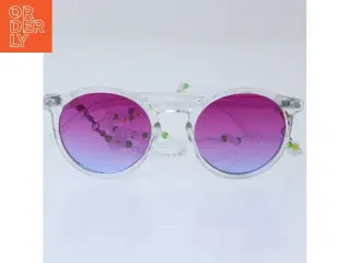 Solfarvede solbriller med brillestrop (str. 13 cm og 68 cm)