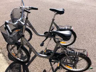 2 stk. Minicykler/Camping cykler