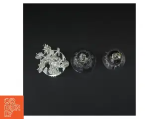 Dekorative Glas Juleklokker og -figurer (str. 8 cm til 16 cm høje)