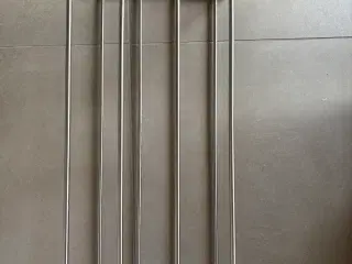 Væghængt hylde i rustfrit stål  