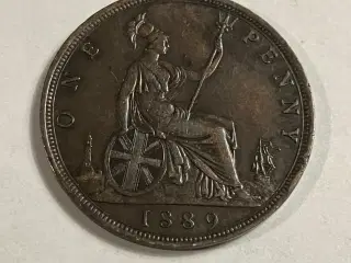 One Penny 1889 England
