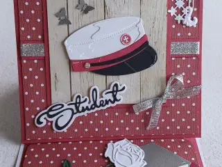 Studenterkort røde STX sælges