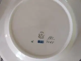 frokost tallerkner hjertegræs Royal Copenhagen