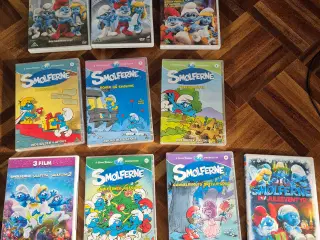 Smølfe dvd film forskellige titler