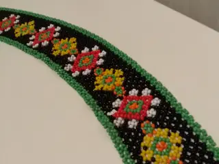 GRØNLANDSK VINTAGE BÆLTE - HÅRBÅND  L 80 CM