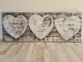 Fint oliemaleri 60x160 cm